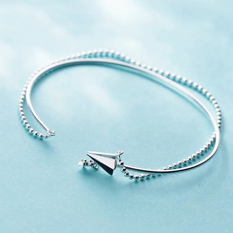 100-Solid-925-Sterling-Silver-Fly-Thick-Sparling-Bracelet-for-Women-Men-Handmade-Hasp-Bracelet-Birthday